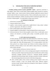 Socialinių paslaugų ir kitos socialinės paramos teikimas  6 puslapis