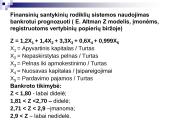 Rizikos ir bankroto prognozavimo analizė 11 puslapis