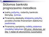 Rizikos ir bankroto prognozavimo analizė 7 puslapis