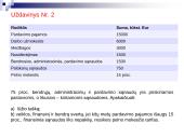 Išlaidų, kainų, pelno analizė 19 puslapis