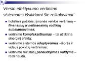Veiklos efektyvumo rodikliai ir jų analizė 6 puslapis