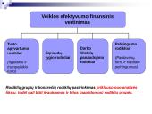 Veiklos efektyvumo rodikliai ir jų analizė 8 puslapis