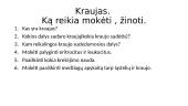 Kraujas ir kraujotakos ratai 2 puslapis