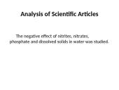 Water Study in my Environment 6 puslapis