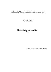 Romėnų pasaulis 6 puslapis