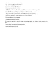 Dialogue about friends 2 puslapis