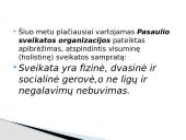 Sveikatos elgsenos korekcija ir valdymas 11 puslapis