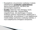 Sveikatos elgsenos korekcija ir valdymas 9 puslapis