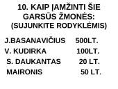 5 klasės istorijos testas 10 puslapis