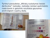 Nitratų ir nitritų kiekis daržovėse 13 puslapis