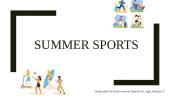 Summer sports
