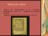 Martynas Mažvydas – pirmosios lietuviškos knygos autorius 5 puslapis