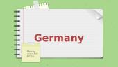 Country presentation: Germany
