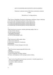 Konstitucijos egzamino atsakymai