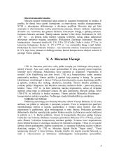 V.A. Mocarto gyvenimas ir kūryba 4 puslapis