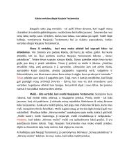 Kokias vertybes diegia Naujasis Testamentas