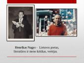 Henrikas Nagys - Lietuvos poetas, literatūros ir meno kritikas, vertėjas 2 puslapis