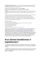 Feodalizmo bruožai