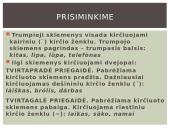 Daiktavardžių kirčiavimas 2 puslapis