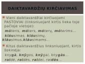 Daiktavardžių kirčiavimas 3 puslapis