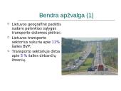 Lietuvos transportas (skaidrės) 2 puslapis