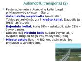Lietuvos transportas (skaidrės) 5 puslapis