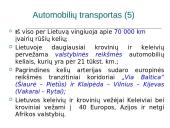 Lietuvos transportas (skaidrės) 6 puslapis