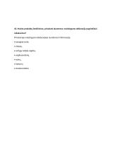 Mityba ir dietetika. Egzamino saviruošos klausimai 5 puslapis