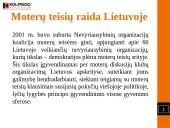 Moterų teisės Lietuvoje 3 puslapis