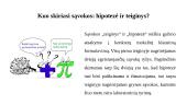 Hipotezė: reikalavimai, formulavimas 2 puslapis
