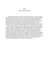 Kada tampama žmogumi?