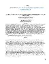 Mokslinio straipsnio analizė. Penkerių-šešerių metų vaikų gerumo ugdymas ikimokyklinio ugdymo institucijoje 6 puslapis
