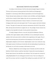 Representation of the Devil in Faust and the Bible 2 puslapis