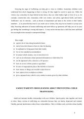 Introduction to Zoe International non profit organisation that rescues children from human trafficking  8 puslapis