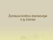 Antikos teatras ir antikinė dramaturgija 11 puslapis