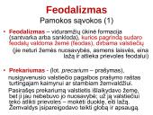 Pamoka apie feodalizmą