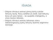 Didysis Vilniaus Seimas ir jo reikšmė 10 puslapis