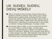 Dievų miškas. Skyrių analizė 3 puslapis