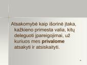 Pilietinės visuomenės sąlyga  - atsakingas žmogus 14 puslapis