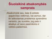 Pilietinės visuomenės sąlyga  - atsakingas žmogus 17 puslapis