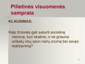 Pilietinės visuomenės sąlyga  - atsakingas žmogus 6 puslapis