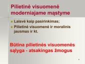 Pilietinės visuomenės sąlyga  - atsakingas žmogus 8 puslapis