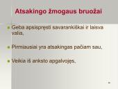 Pilietinės visuomenės sąlyga  - atsakingas žmogus 10 puslapis