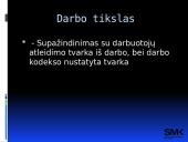 Darbuotojų atleidimo iš darbo tvarka (skaidrės) 8 puslapis