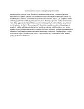 Gamtos vaidmuo Donelaičio kūryboje