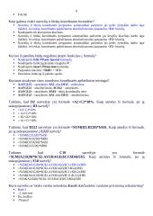 Microsoft Excel skaičiuoklės 8 puslapis