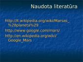 Pristatymas apie Marso planetą 13 puslapis