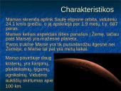 Pristatymas apie Marso planetą 4 puslapis