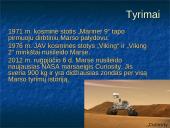 Pristatymas apie Marso planetą 8 puslapis