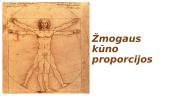Žmogaus kūno proporcijos